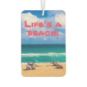 Ein Tag am Strand Autolufterfrischer (Rückseite)