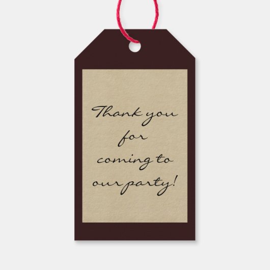 Ein Tag am Strand Geschenkanhänger (Rückseite)