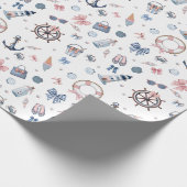 Ein Tag am Strand! Geschenkpapier (Ecke)