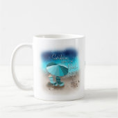 Ein Tag am Strand Kaffeetasse (Links)