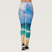 Ein Tag am Strand Leggings (Rückseite)