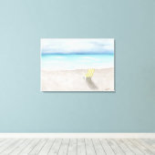Ein Tag am Strand Leinwanddruck (Insitu (Holzboden))
