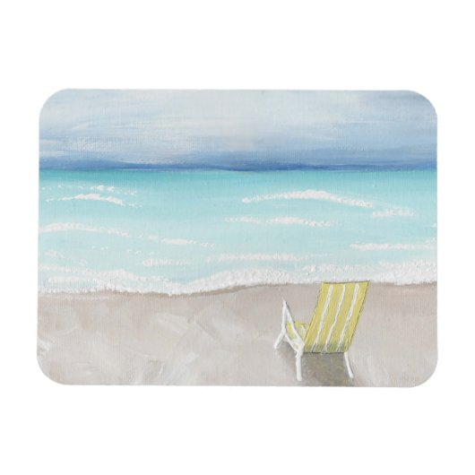 Ein Tag am Strand Magnet (Horizontal)