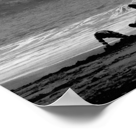 Ein Tag am Strand - Maine Poster (Ecke)