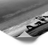Ein Tag am Strand - Maine Poster (Ecke)