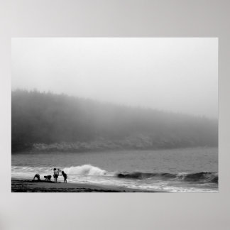 Ein Tag am Strand - Maine Poster