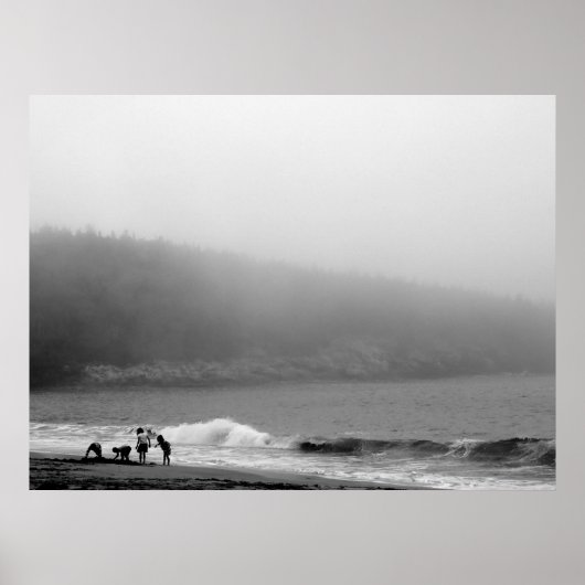 Ein Tag am Strand - Maine Poster (Vorne)