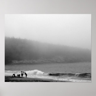 Ein Tag am Strand - Maine Poster
