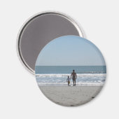 Ein Tag am Strand mit Papa Magnet (Vorderseite/Rückseite)
