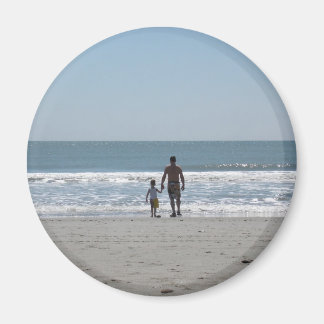 Ein Tag am Strand mit Papa Magnet