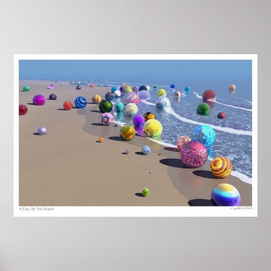 Ein Tag am Strand Poster (Vorne)