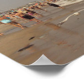 Ein Tag am Strand Poster (Ecke)