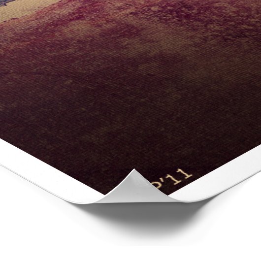 Ein Tag am Strand Poster (Ecke)