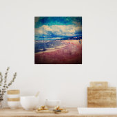 Ein Tag am Strand Poster (Küche)