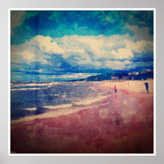 Ein Tag am Strand Poster (Vorne)