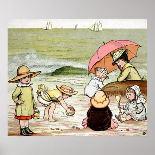 Ein Tag am Strand Poster (Vorne)