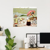 Ein Tag am Strand Poster (Heimbüro)