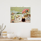 Ein Tag am Strand Poster (Küche)