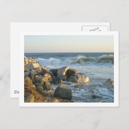 Ein Tag am Strand Postkarte (Vorne/Hinten)