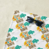 Ein Tag am Strand Strandtuch (Beispiel)