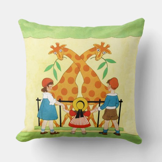 Ein Tag am Zoo Kissen (Vorderseite)