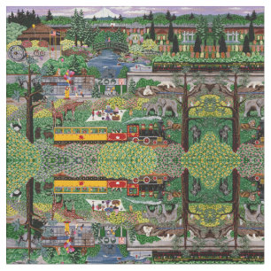 Ein Tag am Zoo Stoff