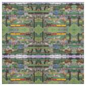 Ein Tag am Zoo Stoff (Muster)