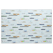 Ein Tag auf dem Wasserboot des Flusses Stoff (Fat Quarter (45,7 x 55,9 cm))