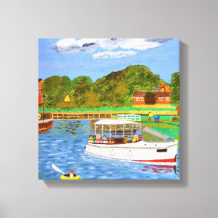 Ein Tag auf der Canvas Print Leinwanddruck