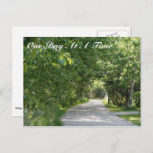 Ein Tag auf der Postkarte (Vorne/Hinten)