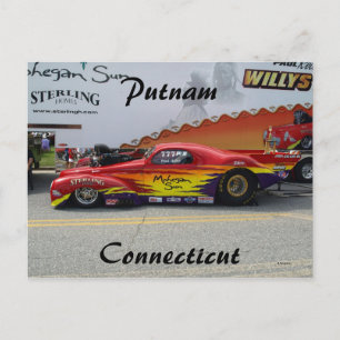 Ein Tag auf der Show Postkarte