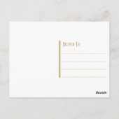 Ein Tag auf der Strandpostkarte Postkarte (Rückseite)