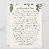 Ein Tag auf einmal Annie Johnson Flint Postkarte (Vorderseite)