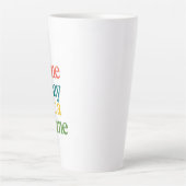 Ein Tag auf einmal Motivierend Latte-Tasse Milchtasse (Vorderseite)