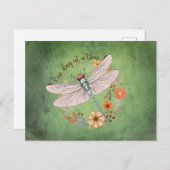 Ein Tag bei der Libellenveröffentlichung Postkarte (Vorne/Hinten)