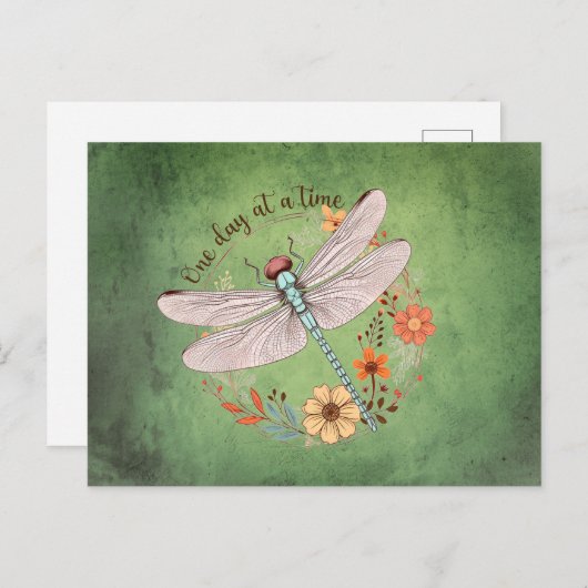 Ein Tag bei der Libellenveröffentlichung Postkarte (Vorne/Hinten)