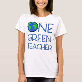 Ein Tag der Grünen Lehrerin T-Shirt