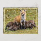 Ein Tag der Mama Postkarte (Vorderseite)