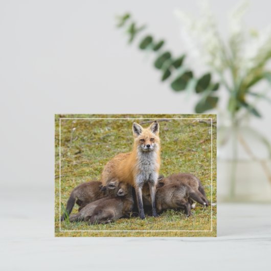 Ein Tag der Mama Postkarte (Stehend Vorderseite)