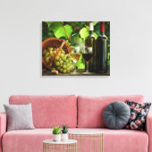 Ein Tag der Weinverkostung gepackte Leinwand Print (Insitu (Wohnzimmer))
