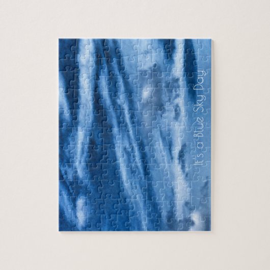 Ein Tag des blauen Himmels Puzzle (Vertikal)