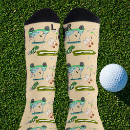 Ein Tag des Golfgefühls Socken