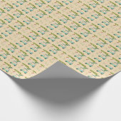 Ein Tag des Golfmusters Geschenkpapier (Ecke)