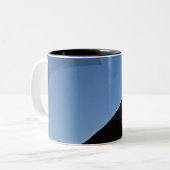 Ein Tag endet Zweifarbige Tasse (Vorderseite Links)