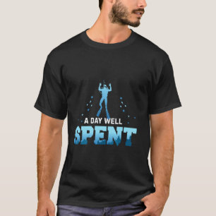 Ein Tag Gut Verbracht Lustiger Taucher Tauchgang T-Shirt
