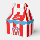 Ein Tag im Circus Kids Party Personalisiert Geschenkschachtel (Rückseite)