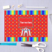 Ein Tag im Circus Kids Party Personalisiert Seidenpapier (Handwerk)