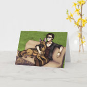 Ein Tag im Dog Park Karte (Gelbe Blume)