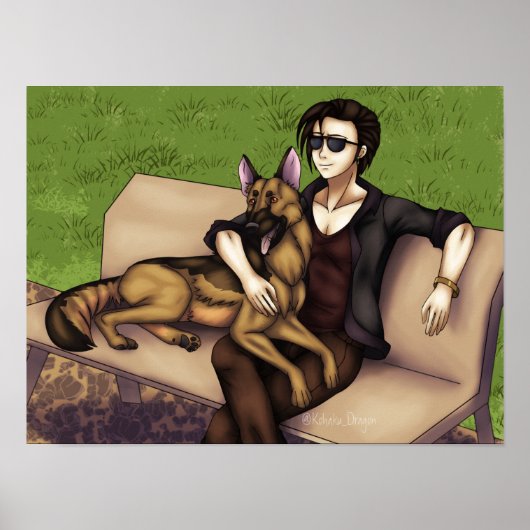 Ein Tag im Dog Park Poster (Vorne)