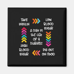 Ein Tag im Leben eines Diabetikers Magnet